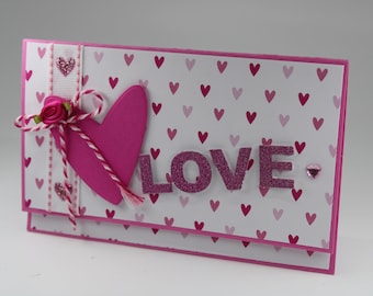 Valentine Gift Card Holder, Valentines Day Gift Card Holder, Valentine Gift Card Envelope, Happy Valentines Day Card