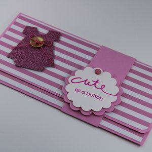 Money Holderbaby Girl Gift Envelope Pink Baby Shower Gift - Etsy