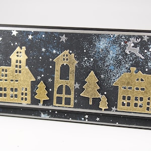 Christmas Money Holder, Christmas Village Gift Card Holder, Reindeer Gift Envelopes, Holiday Money Card, Money Envelope, Stocking Stuffer
