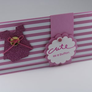 Money Holderbaby Girl Gift Envelope Pink Baby Shower Gift - Etsy