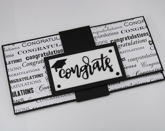 Graduation Money Holder, Graduation Gift Card Holder, Money Envelope, High School College Graduation,Money Wallet, Money Gift