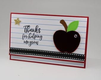 Teacher Gift Card Holder, Special Teacher Gift, Teacher Appreciation Card, End Of Year Teacher Gift, Thank You Teacher Gift Envelope