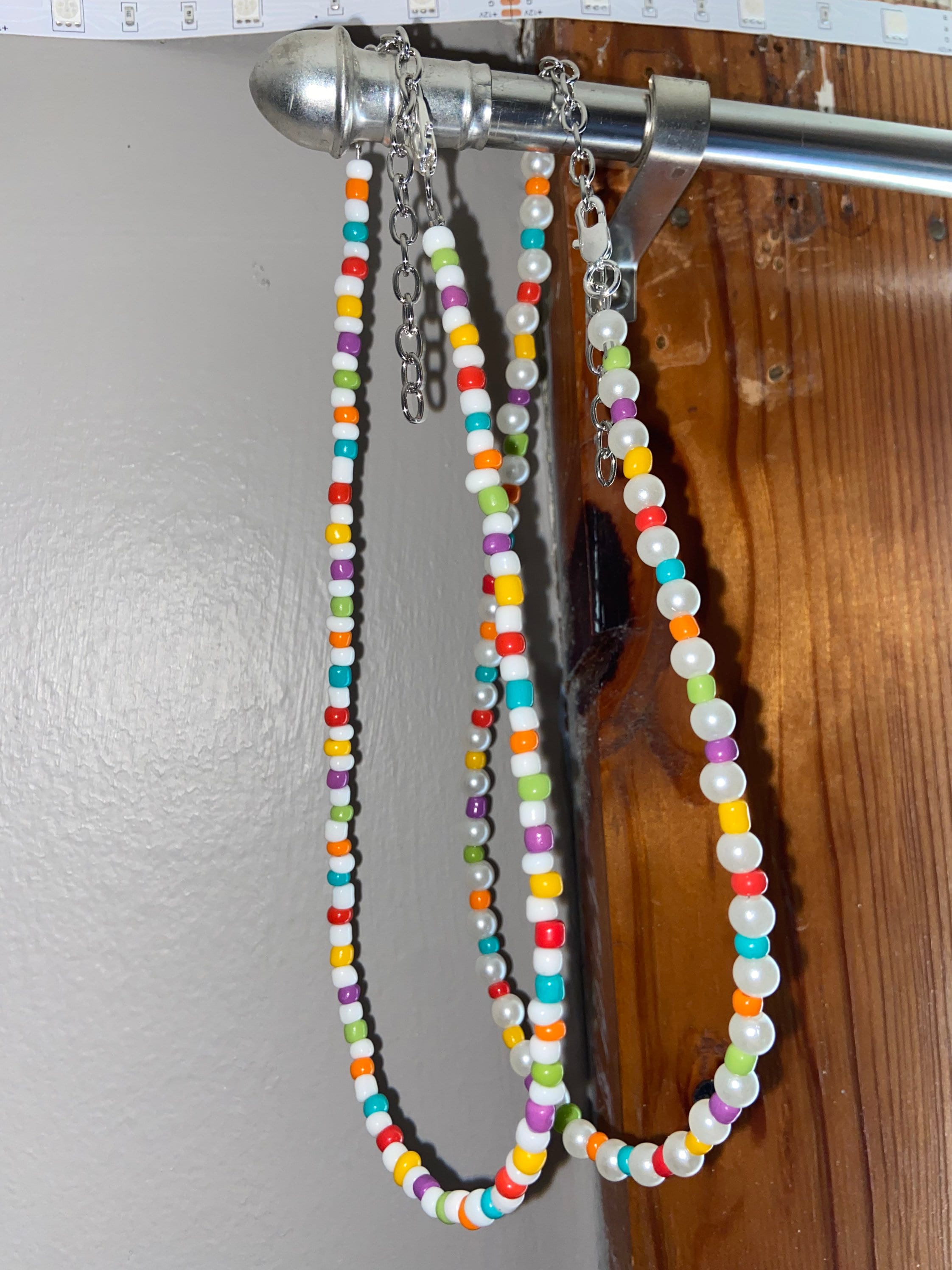 Seed Bead Necklace Etsy