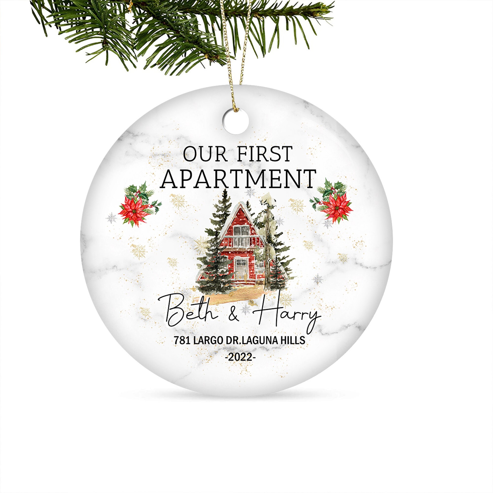 Our First Apartment Ornament Designed & Sold By Yummy Acquit