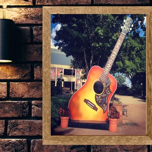 Grand Ole Opry guitar digital background, Opry plaza guitar digital print, Nashville digital photo background, Nashville digital print