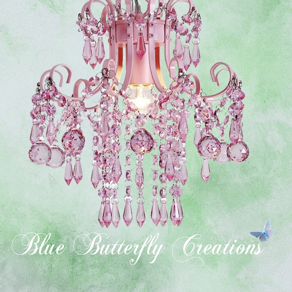 Pink chandelier overlay, Pink chandelier digital clipart, Little girls pink chandelier, Invitation clipart, Girls baby shower clipart