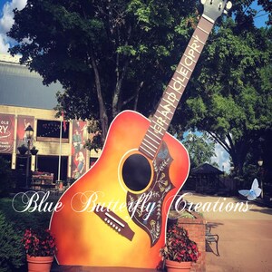 Grand Ole Opry guitar digital background, Opry plaza guitar digital print, Nashville digital photo background, Nashville digital print