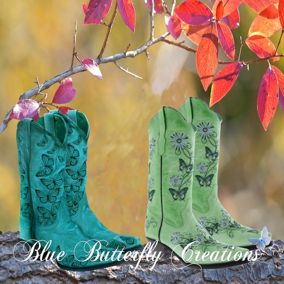 Turquoise wedding deals boots