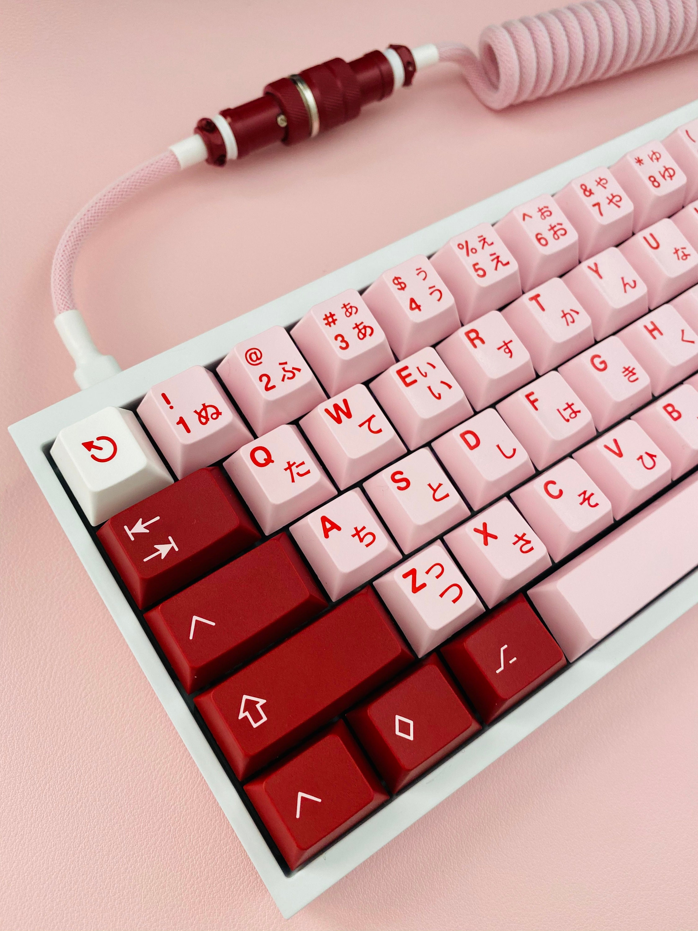 Custom Coiled Keyboard USB Cable GMK Darling Etsy