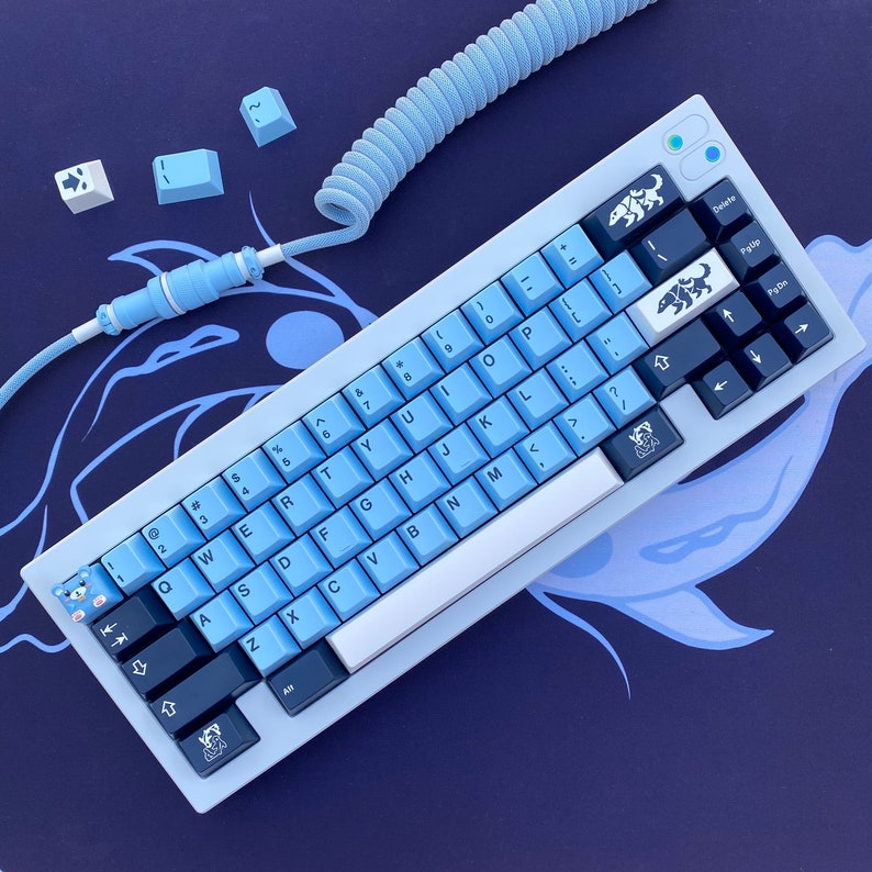 GMK Mizu Custom Coiled Keyboard USB Cable