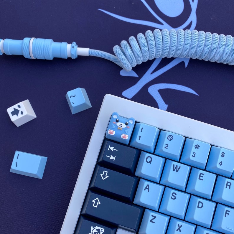 GMK Mizu Custom Coiled Keyboard USB Cable