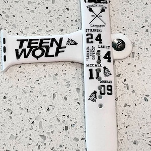 Teen Wolf bracelet de montre intelligente en silicone apple galaxy