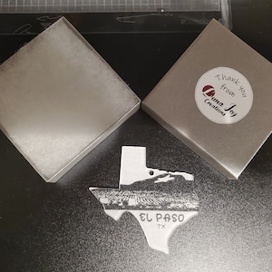 El Paso Texas Hanging Ornament - #ELPASOSTRONG