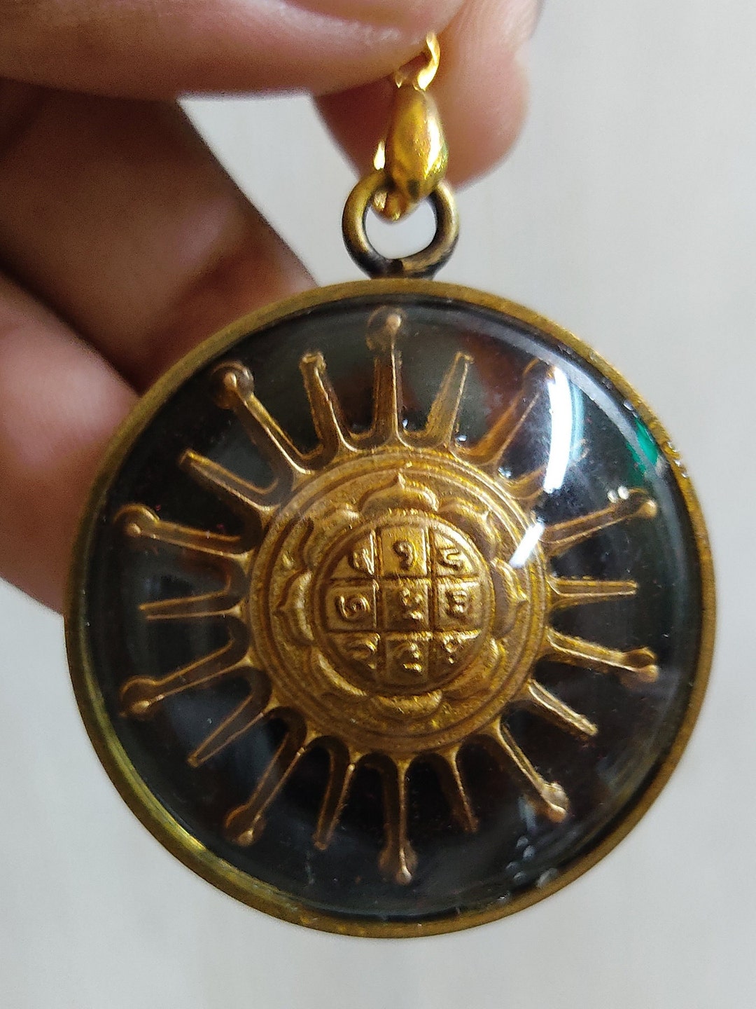 Surya Sun Yantra Pendent Locket for Successful Life Etsy