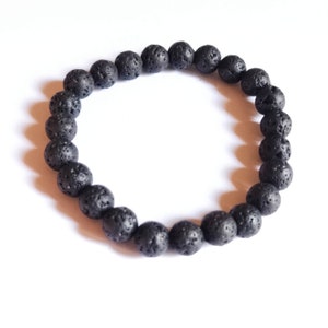 Lava Beads Stone Bracelet for Strength, Positivity & Harmony