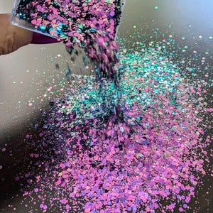 Color-Shift Glitter: Violet, Purple, Pink, Turquoise - Resin Crafts