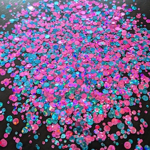 Spring Love / Phantom Laser Glitter/ Chunky Glitter Mix / Tumbler Glitter / Nail Art Glitter / Festival Makeup