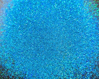 Purpurina láser azul tropical / Purpurina fina / Purpurina para vasos / Purpurina para decoración de uñas