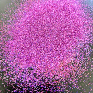 Magenta Pink Laser Glitter / Fine Glitter / Solvent Resistant / Tumbler Glitter / Nail Art Glitter