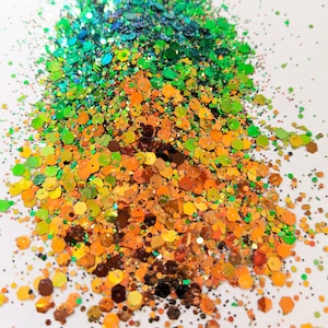 Autumn Bling Color-Shifting Glitter / Chunky Glitter Mix / Tumbler Glitter / Nail Art Glitter / Festival Glitter