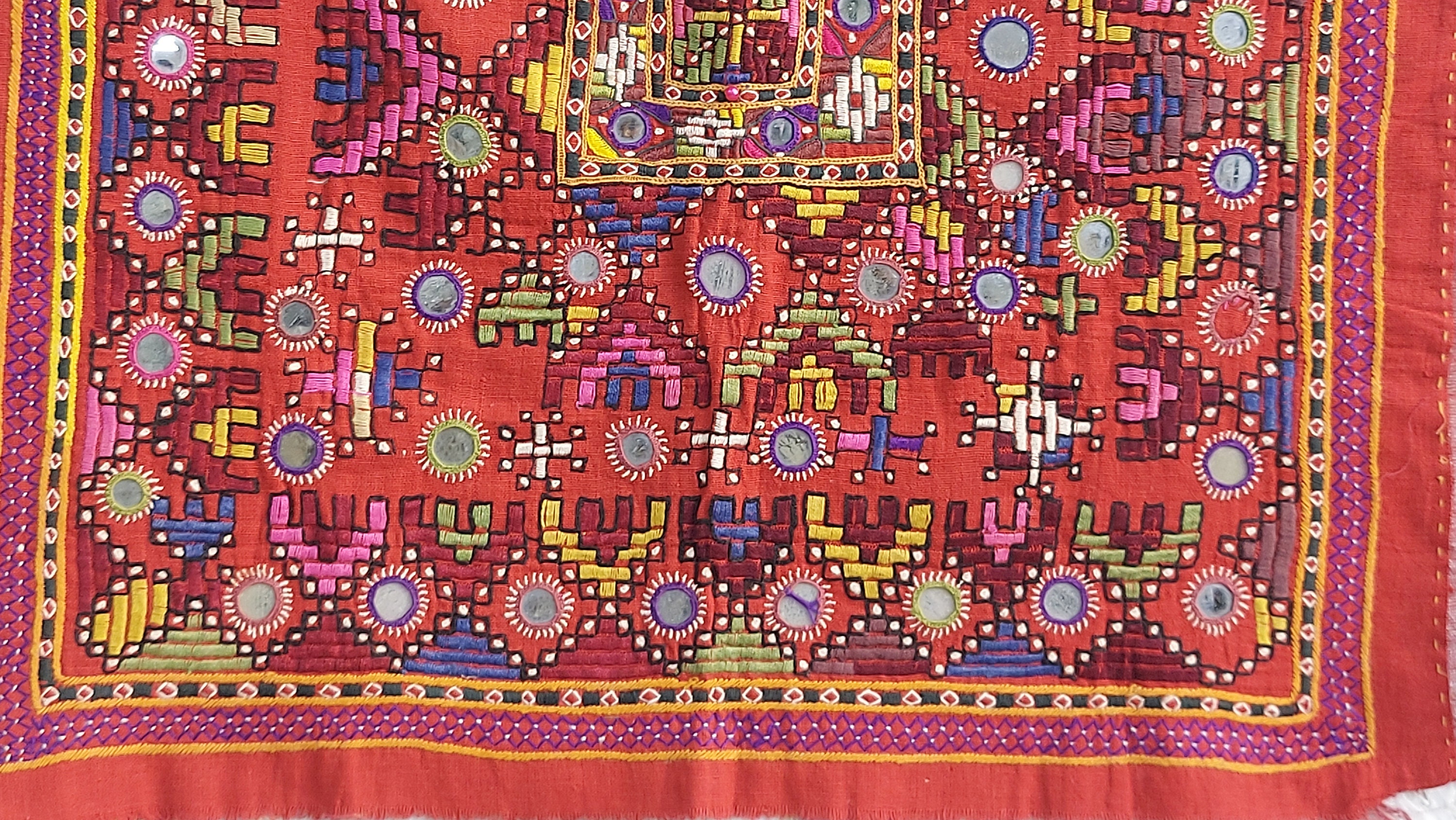 Vintage & Rare Pakistan Hand Embroidered Soof Kanchla,kutchi