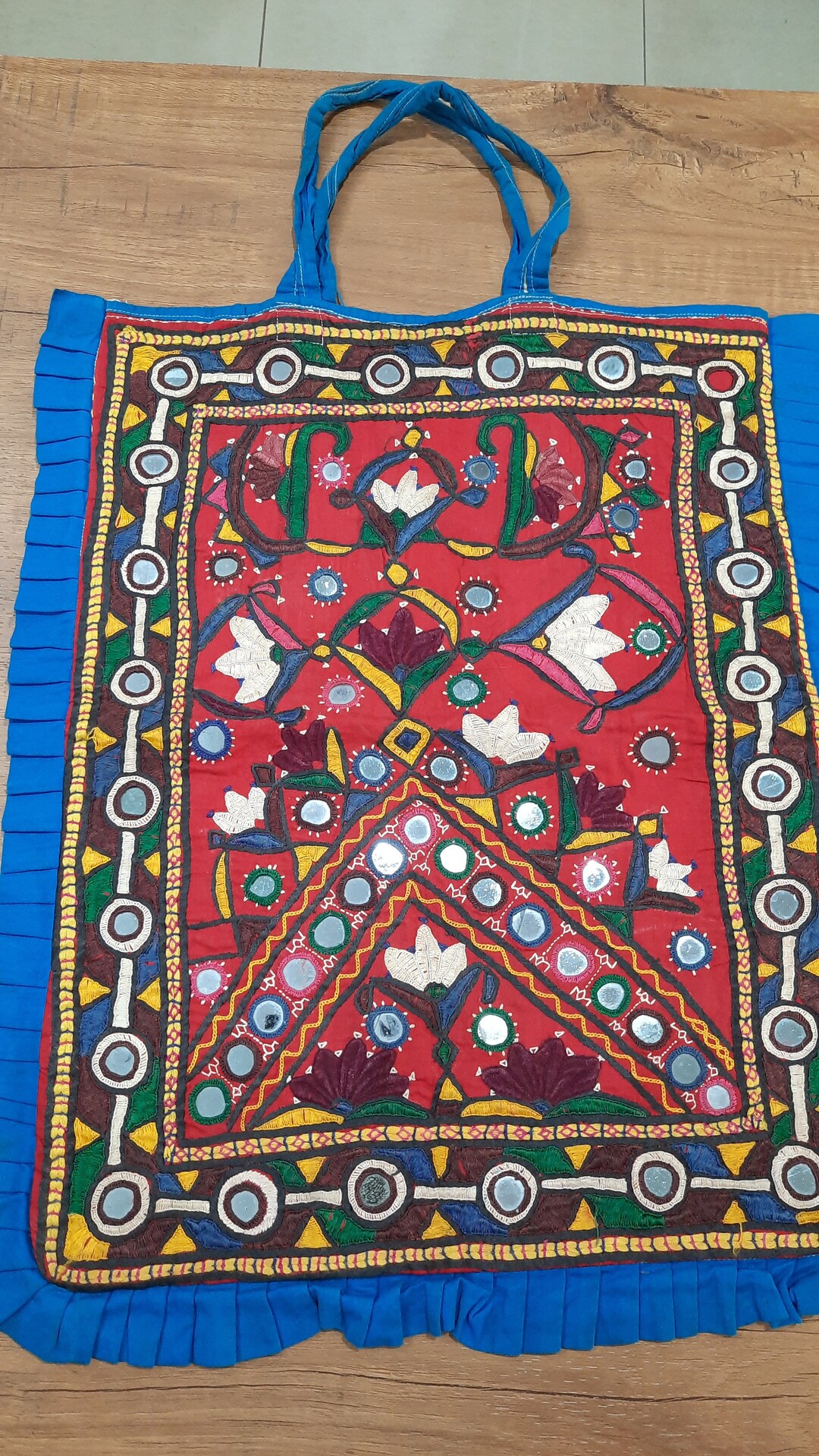 Handcrafted Boocha Vintage & Rare Hand Embroidered Boho, Kutchi, Banjara Bag|tote Shoulder ...