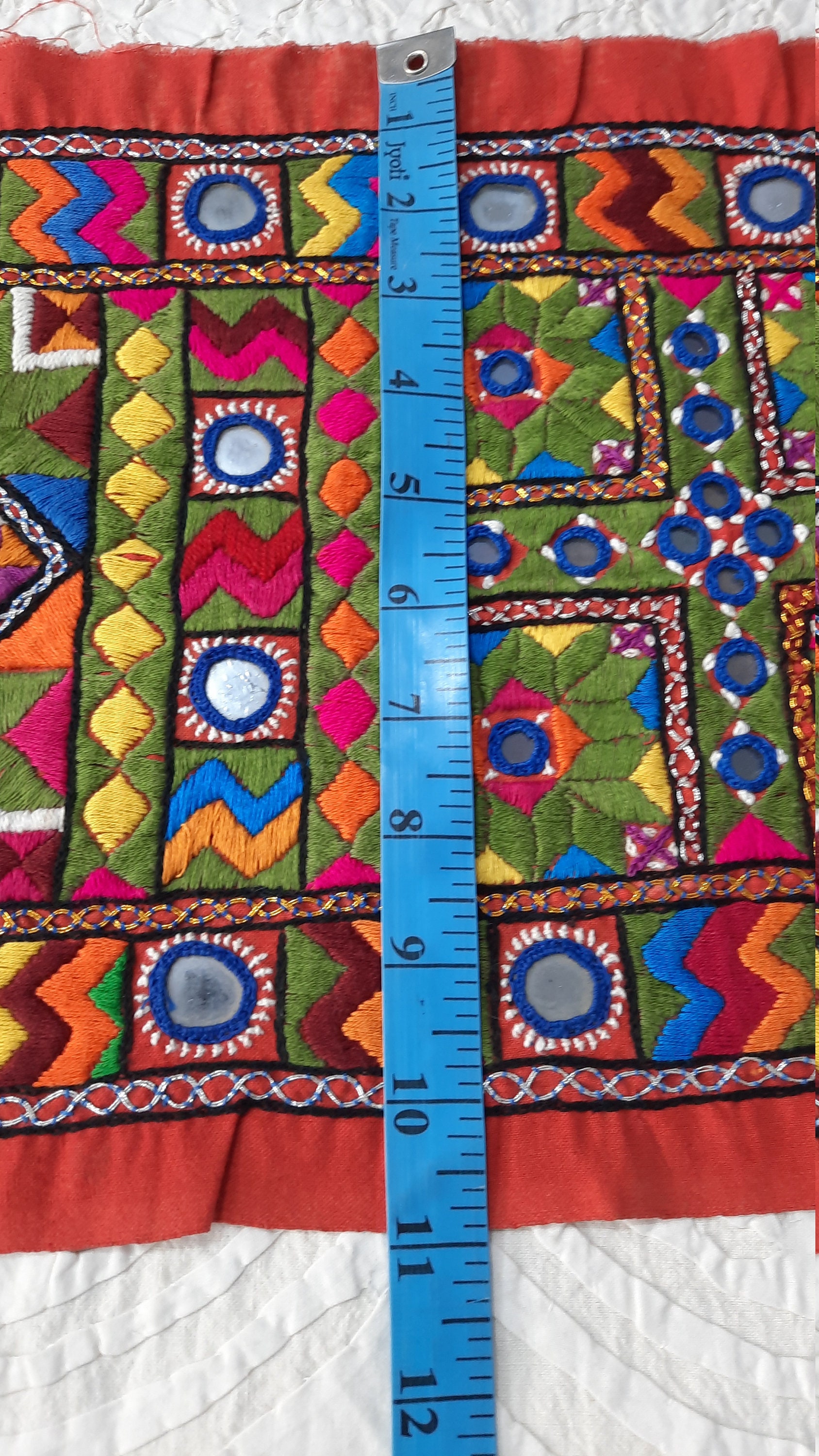 Vintage & Rare Pakistan Hand Embroidered Soof/suzani Table Cloth