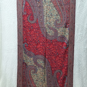 Stunning Pashmina Silk Double Kani Weave Shawl with Exotic Design,Handwoven shawl,Wedding shawl,Handmade Pure Pashmina Kani cutting shawl