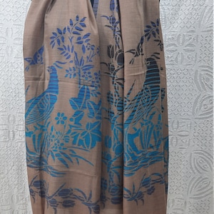 Pure Pashmina Tree of Life Shawl/Cashmere Shawl,Bird Pashmina Scarf/Floral Handwoven Shawl,Super Soft Pashmina Shawls,Gift for her