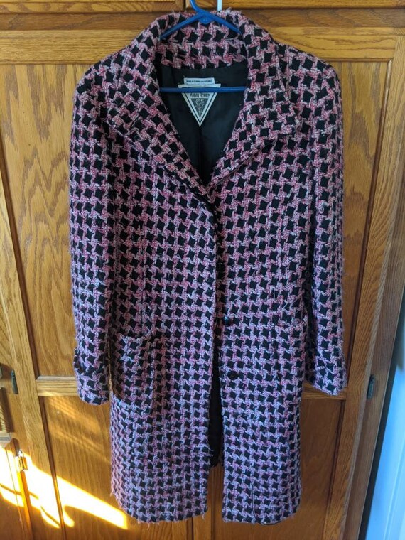 Vintage Houndstooth Coat
