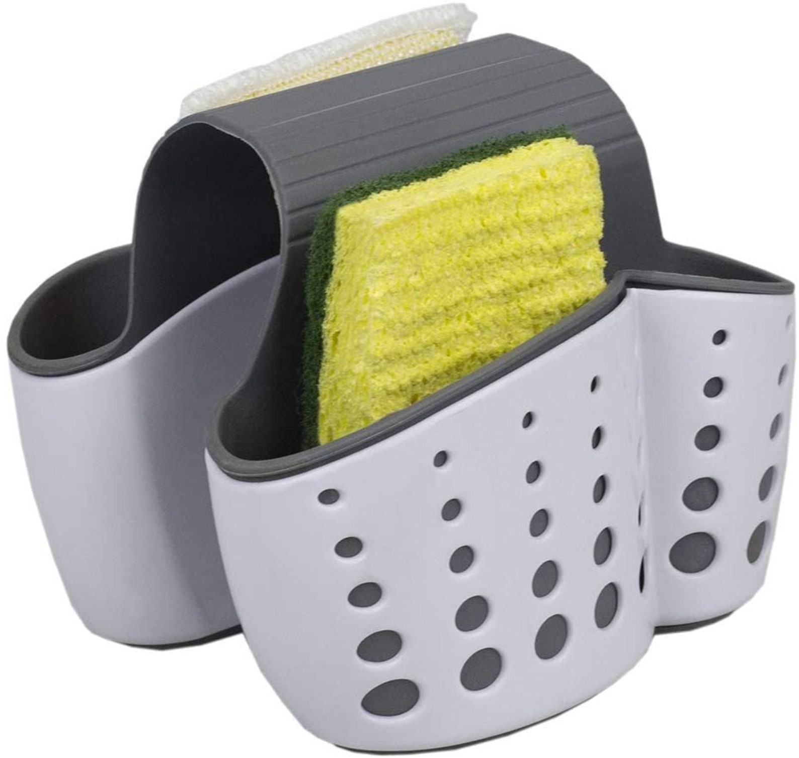 Dual Sink Saddle Sponge Holder Organizer for Double Sink Etsy