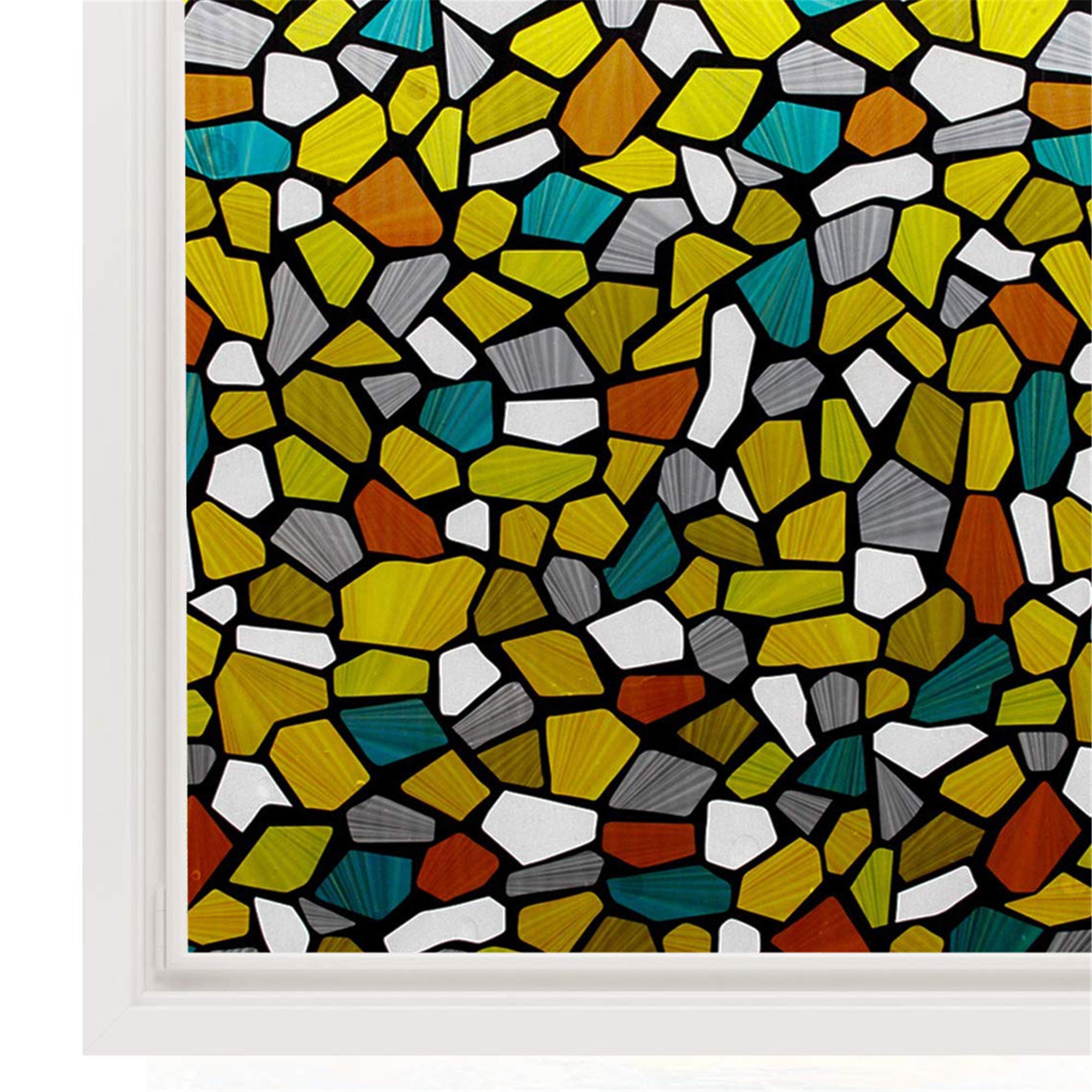 Fenster selbstklebende Folie Glasmalerei Dekoration Kunst