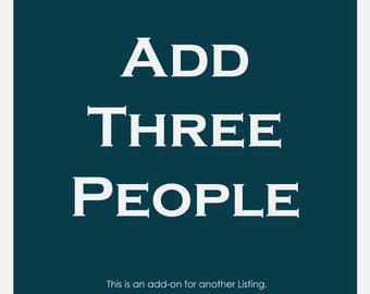 Add Three People