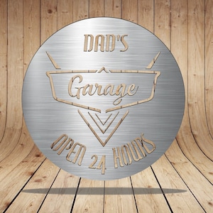 Dad&#39;s Garage Sign DXF-SVG For Plasma-Laser-Router-Father&#39;s Day Gift