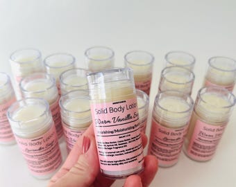 Moisturizing Solid Lotion Stick/Shea & Mango Butter-Scented Body Lotion/Nourish Solid Lotion Bar/Hydrating Solid Lotion Bar/Gift for Her/Him