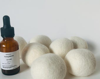 Wool Dryer Balls/Laundry Balls for Dryer/Wool Dryer Ball with Aroma Oils /wool dryer ball scent