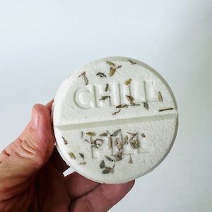 Chill Pill Shower Steamers/Stress Relief Spa Gift/Self Care Gift for her/Spa Gift for Woman/Calming Shower Steamers/Relaxation Spa Gift/Gift Lavender