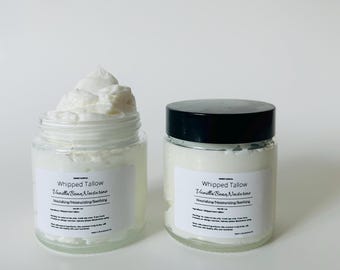 Whipped Grass-Fed Tallow Moisturizer/Whipped Tallow/Natural Whipped Grass Fed Tallow Moisturizer/Natural Skincare