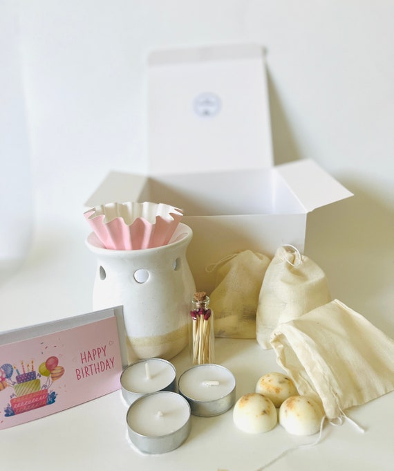 Wax Melt Starter Kit/home Gift Box/new Home Gift/thank You Gift /wax Burner  With Wax Melts Gift Box/cute Gift Box/aromatherapy Gift Box 