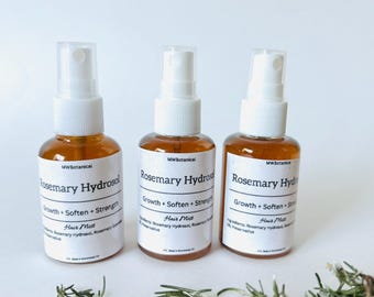 Rosemary Hydrosol Hair Mist/Natural Scalp Tonic/Hair Growth Serum/Natural Scalp and Hair Growth Spray/Herbal Hair Tonic/Rosemary Hair Mist