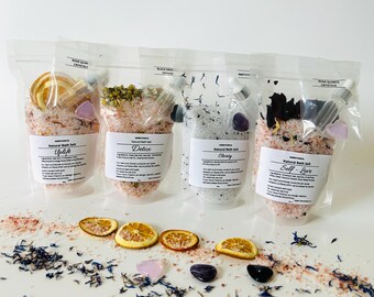 Natural Bath SaltsGift Spa,Relaxing Bath Salts/Birthday Gift/Relax, Detox, Soothe, Restore,Thank you gift,Crystal Bath Salt,LuxuryBath Salt