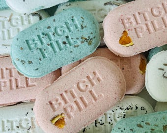 Bitch Pill Shower Steamers/Funny Gift for Her,Gift For Friend/Shower Steamers/Party Favors/Spa Gift for Her/Spa Gift/Birthday Gift
