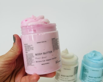 Whipped Body Butter,Moisturizing Body Cream,Rich Hydrating Skin Butter,Soft&Smooth Skin,Non-greasy Natural Moisturize bodyButter,Shea butter