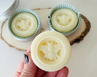 Shea Butter Solid Lotion Bar with Tin|Spa Gift,/Wedding Favors|Bridal Gifts|Baby Shower Gift,Stocking Stuffers,Solid Lotion Bar,
