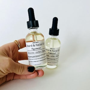 Natural Beard Oil: Botanical Infused, Vegan Formula