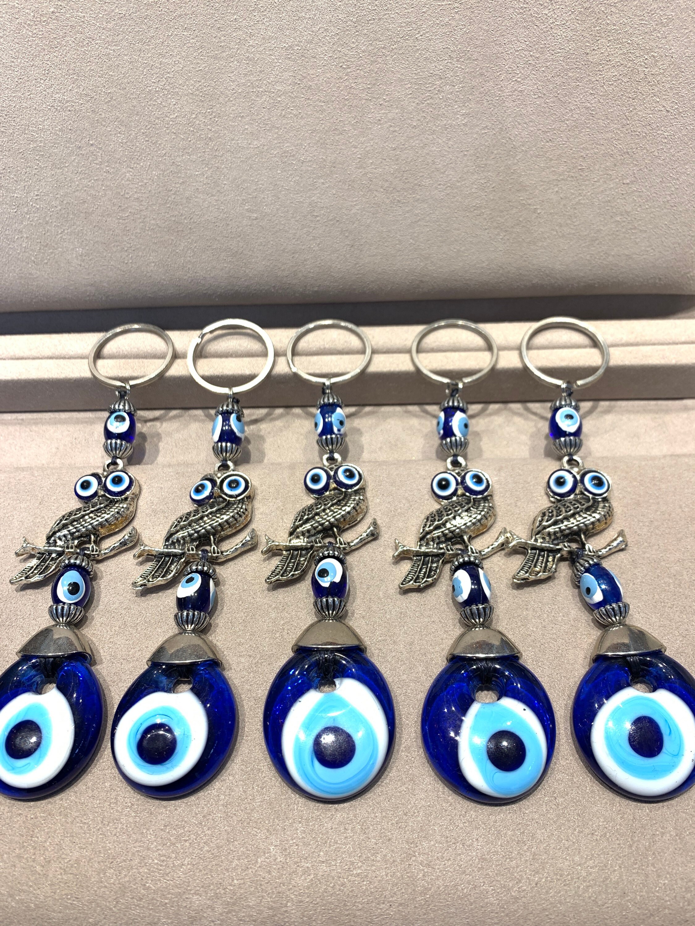 Evil eye key chain Etsy