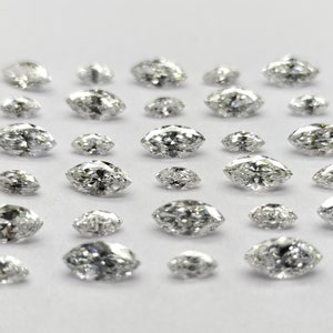 All (mm) Sizes Marquise Lab Grown Melee Diamond | Calibrated Natural Polished Fancy loose Melee Diamonds for Jewellery Melee022