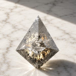 1.45Ct Kite Salt and Pepper Diamond Natural Loose Diamond 10.0x7.9mm