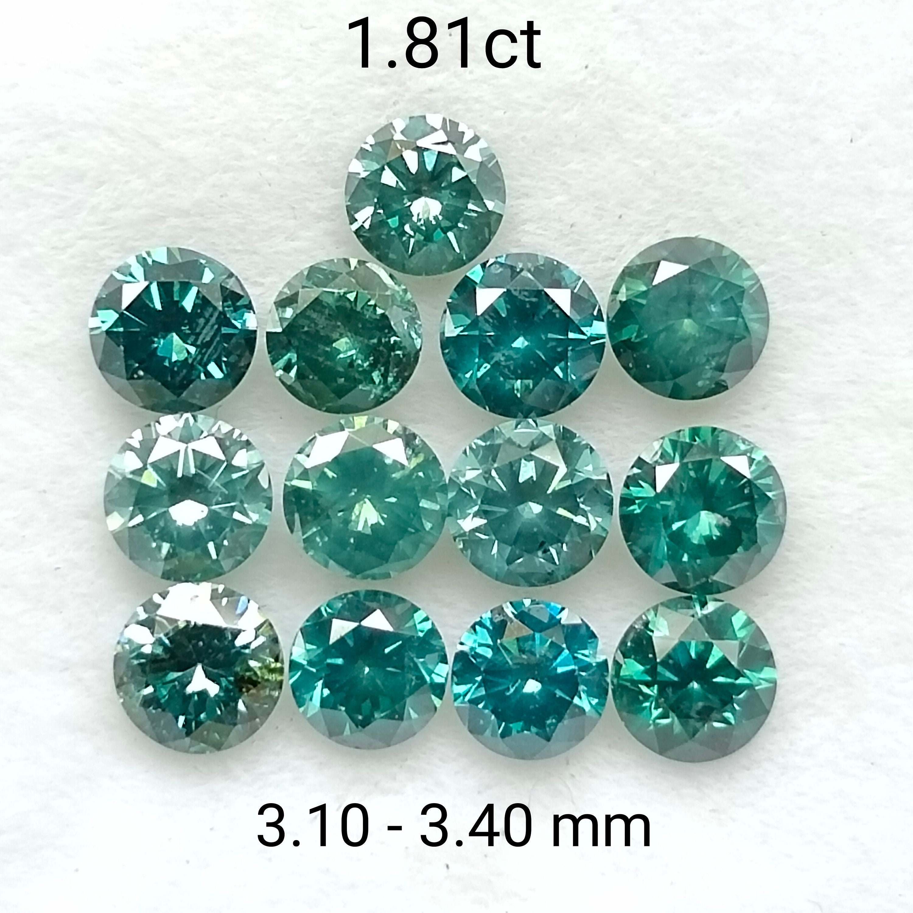 Blue green diamond deals