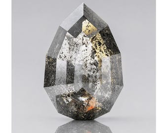 1,21 kt perenzout- en peperdiamant: natuurlijke losse diamant 9 x 6 mm